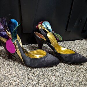 Beverly Feldman Sling Back Heels